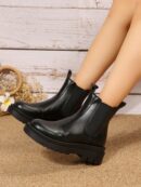 Botines Chelsea de Plataforma y Estilo Británico Retro