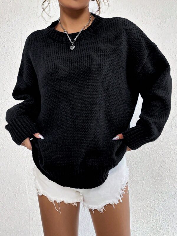 Sweater Casual de Mujer con Manga Larga y Cuello Redondo - Image 15