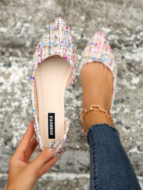 Zapatos de Mujer Planos con Detalles Calados, Cómodos y Antideslizantes - Image 56