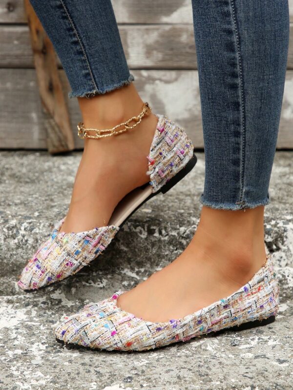 Zapatos de Mujer Planos con Detalles Calados, Cómodos y Antideslizantes - Image 57