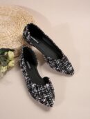Zapatos de Mujer Planos con Detalles Calados, Cómodos y Antideslizantes