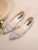 Zapatos de Mujer Planos con Detalles Calados, Cómodos y Antideslizantes