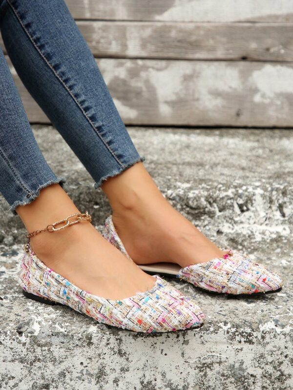 Zapatos de Mujer Planos con Detalles Calados, Cómodos y Antideslizantes - Image 62