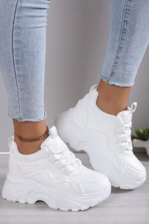 Zapatillas Chunky de Plataforma con Altura Interna y Suela Antideslizante