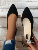 Zapatos de Mujer Planos con Detalles Calados, Cómodos y Antideslizantes
