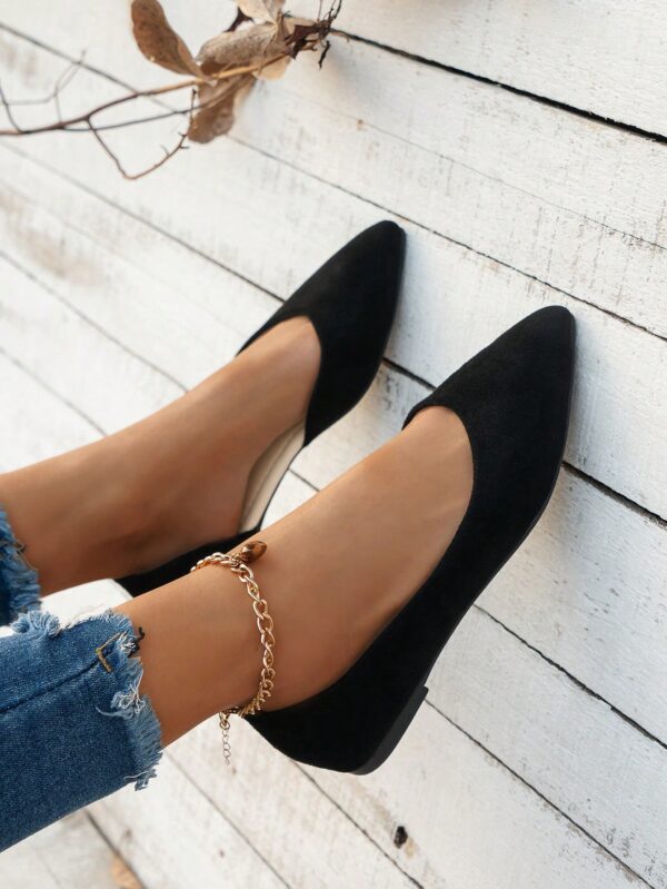 Zapatos de Mujer Planos con Detalles Calados, Cómodos y Antideslizantes - Image 4
