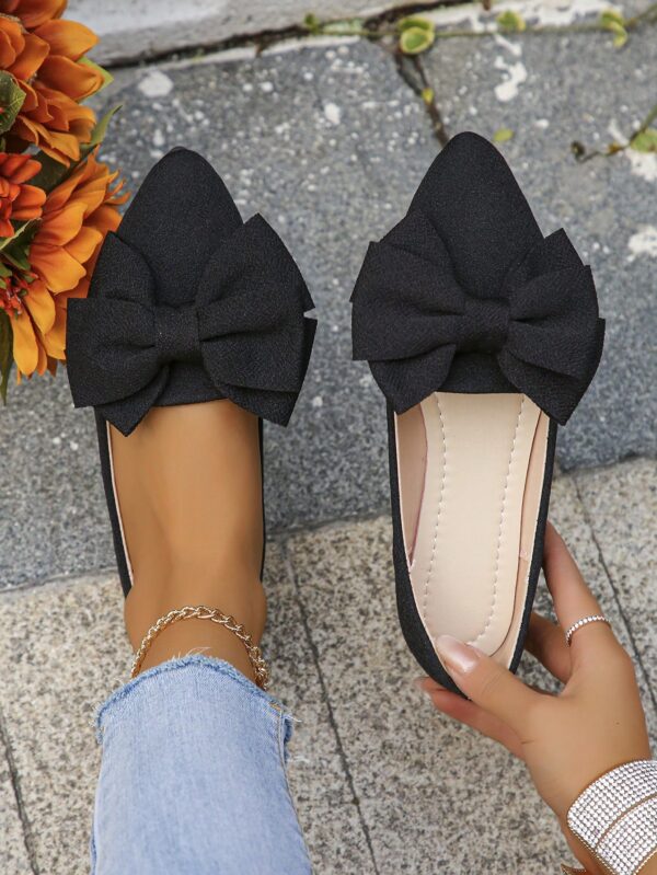 Mocasines Casuales de Puntera Puntiaguda con Hilos Dorados - Image 11