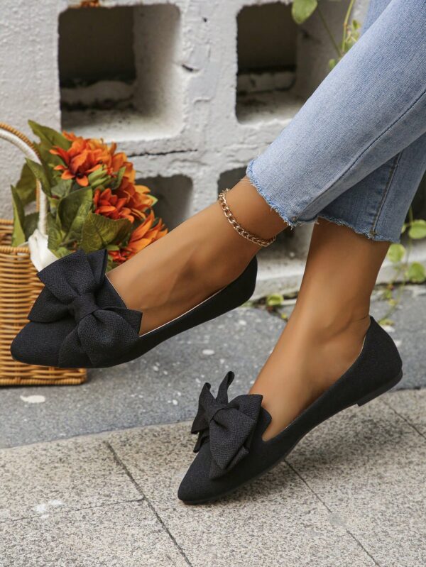 Mocasines Casuales de Puntera Puntiaguda con Hilos Dorados - Image 13