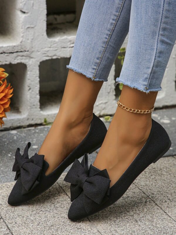 Mocasines Casuales de Puntera Puntiaguda con Hilos Dorados - Image 14