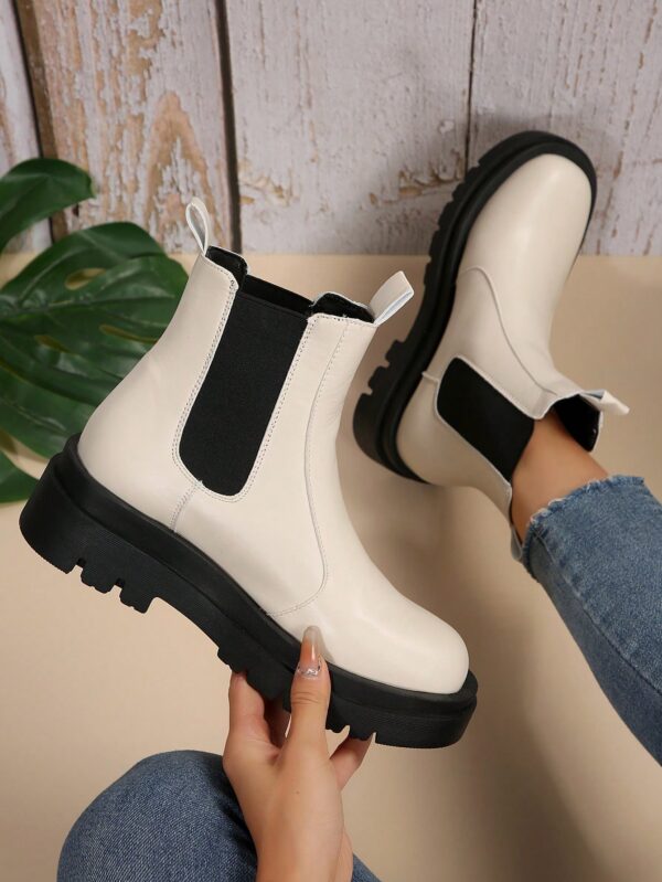Botines Chelsea de Plataforma y Estilo Británico Retro - Image 16