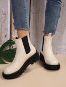 Botines Chelsea de Plataforma y Estilo Británico Retro