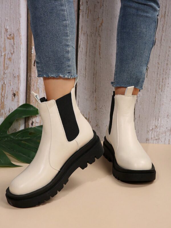 Botines Chelsea de Plataforma y Estilo Británico Retro - Image 18