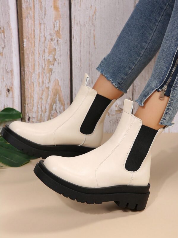 Botines Chelsea de Plataforma y Estilo Británico Retro - Image 19