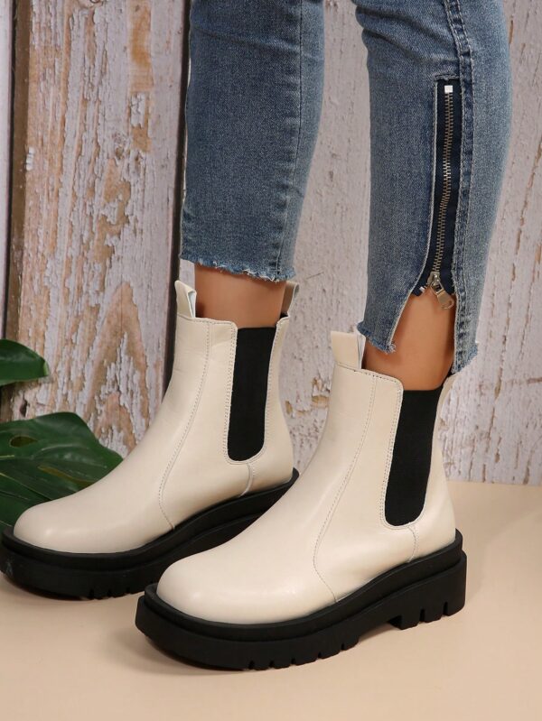 Botines Chelsea de Plataforma y Estilo Británico Retro - Image 21