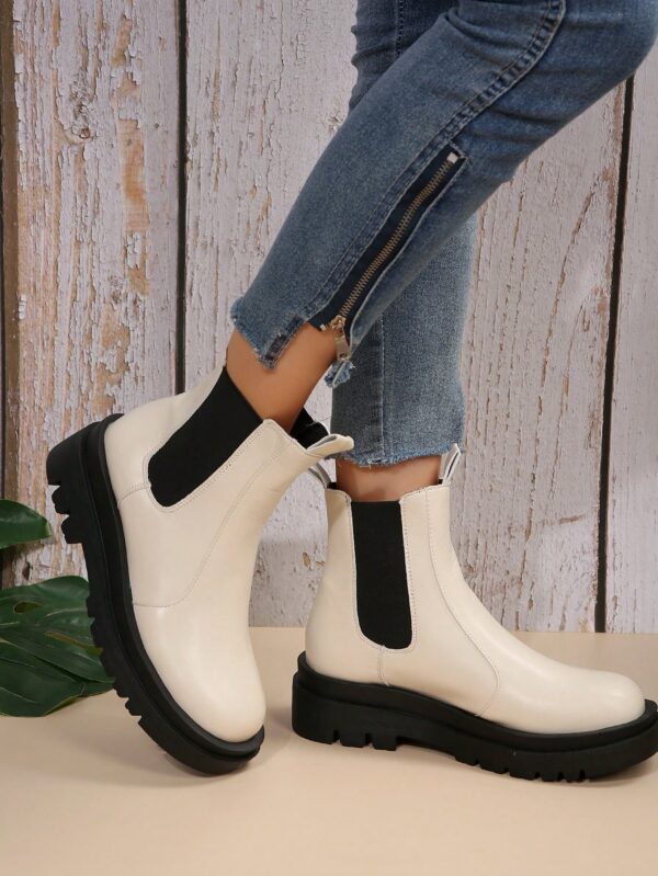 Botines Chelsea de Plataforma y Estilo Británico Retro - Image 22