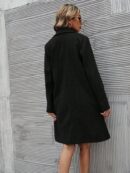 Abrigo Elegante Doble Botonadura con Solapa Clásica