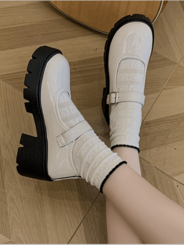 Zapatos Oxford de Tacón Alto y Suela Gruesa Estilo Mary Jane - Image 17