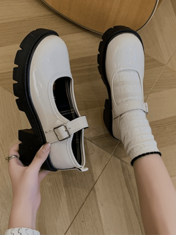 Zapatos Oxford de Tacón Alto y Suela Gruesa Estilo Mary Jane - Image 18