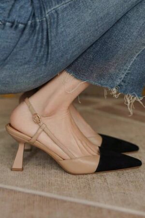 Sandalias Planas de Estilo Francés con Lazo y Hebilla