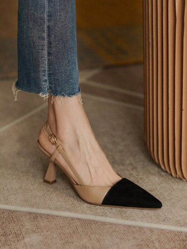 Sandalias Planas de Estilo Francés con Lazo y Hebilla - Image 4