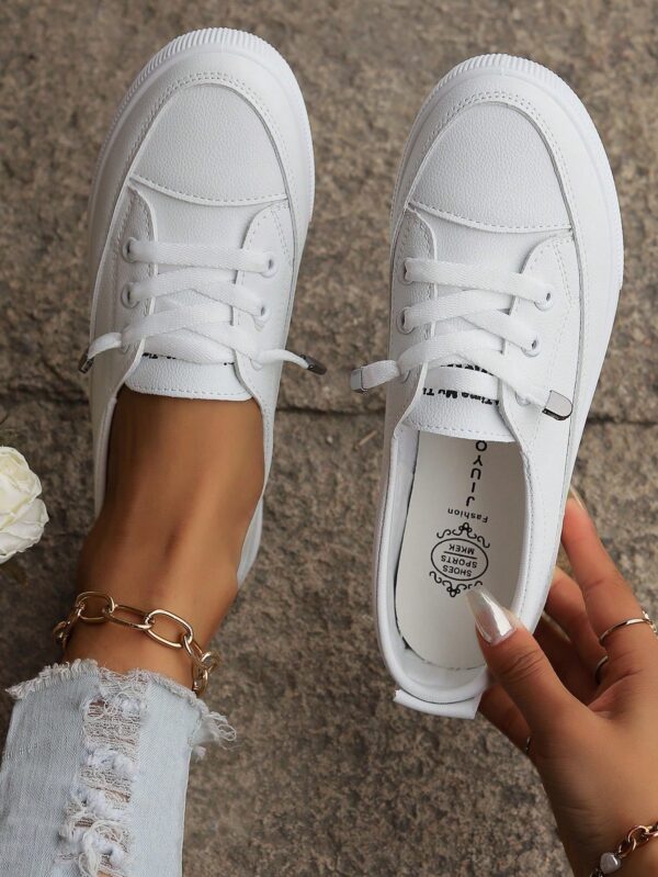 Zapatillas Blancas Deportivas de Mujer para Primavera y Otoño