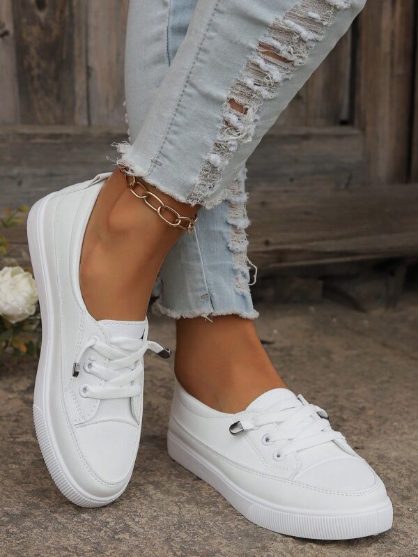 Zapatillas Blancas Deportivas de Mujer para Primavera y Otoño - Image 5