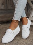 Zapatillas Blancas Deportivas de Mujer para Primavera y Otoño