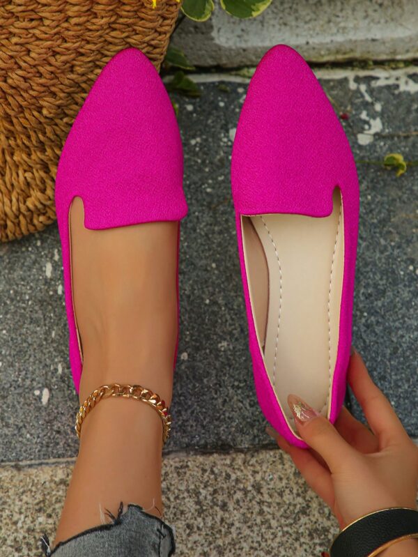 Mocasines Casuales de Puntera Puntiaguda con Hilos Dorados - Image 21
