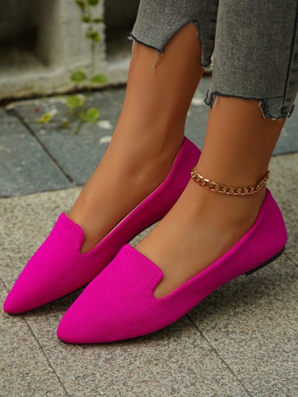 Mocasines Casuales de Puntera Puntiaguda con Hilos Dorados - Image 25