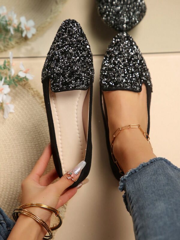 Zapatos Planos Estampados con Punta Afilada y Diseño Deslizable - Image 18