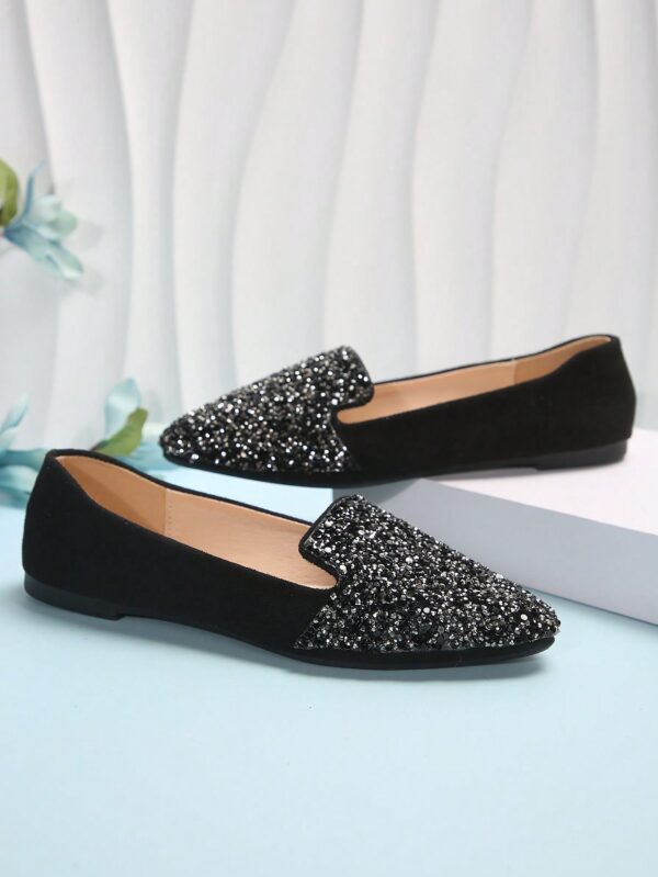 Zapatos Planos Estampados con Punta Afilada y Diseño Deslizable - Image 20