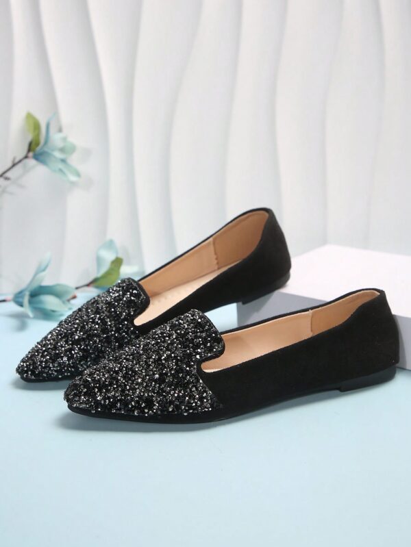 Zapatos Planos Estampados con Punta Afilada y Diseño Deslizable - Image 22