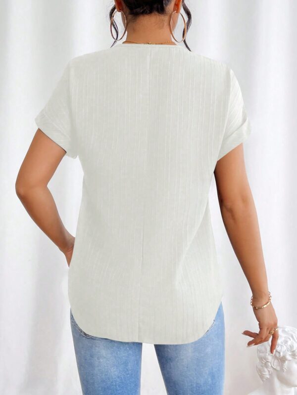 Blusa Casual con Cremallera y Manga Murciélago - Image 17