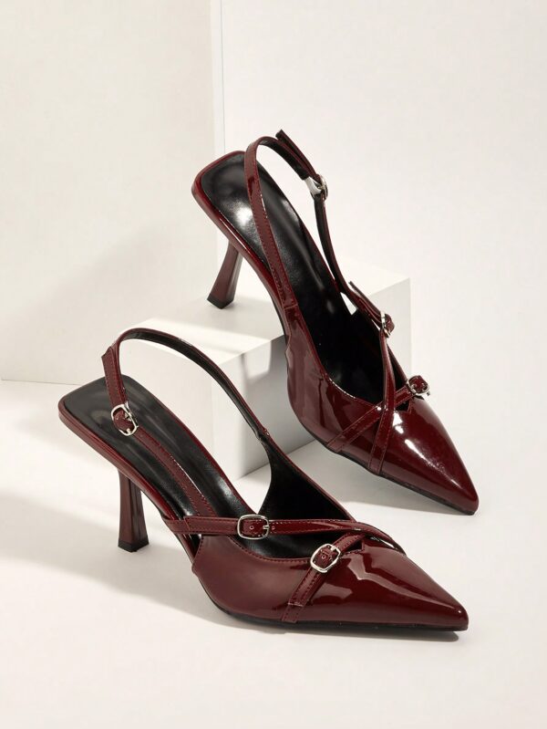 Sandalias Stiletto Elegantes con Correas Cruzadas y Punta Fina - Image 6