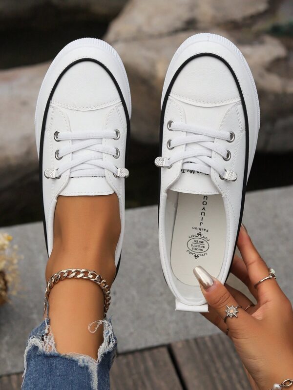 Zapatillas Blancas Deportivas de Mujer para Primavera y Otoño - Image 7