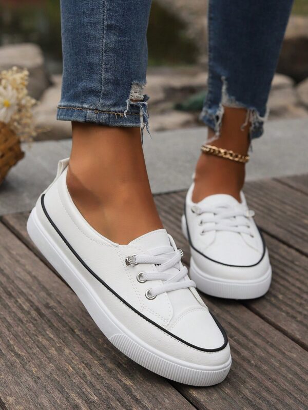 Zapatillas Blancas Deportivas de Mujer para Primavera y Otoño - Image 8