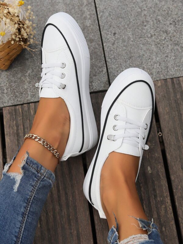 Zapatillas Blancas Deportivas de Mujer para Primavera y Otoño - Image 9