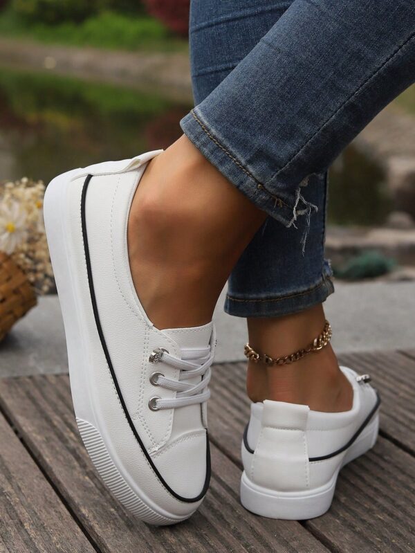 Zapatillas Blancas Deportivas de Mujer para Primavera y Otoño - Image 10
