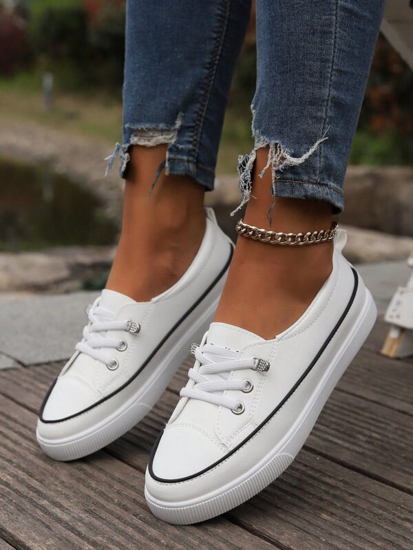Zapatillas Blancas Deportivas de Mujer para Primavera y Otoño - Image 11