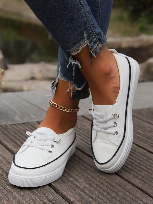 Zapatillas Blancas Deportivas de Mujer para Primavera y Otoño - Image 12