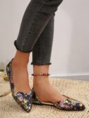 Zapatos de Mujer Planos con Detalles Calados, Cómodos y Antideslizantes