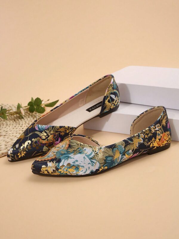 Zapatos de Mujer Planos con Detalles Calados, Cómodos y Antideslizantes - Image 35