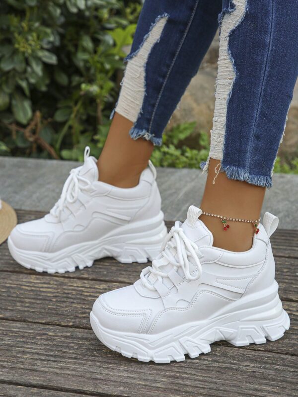 Zapatillas Casual Plataforma Invisible 8cm, Aumento de Altura - Image 6