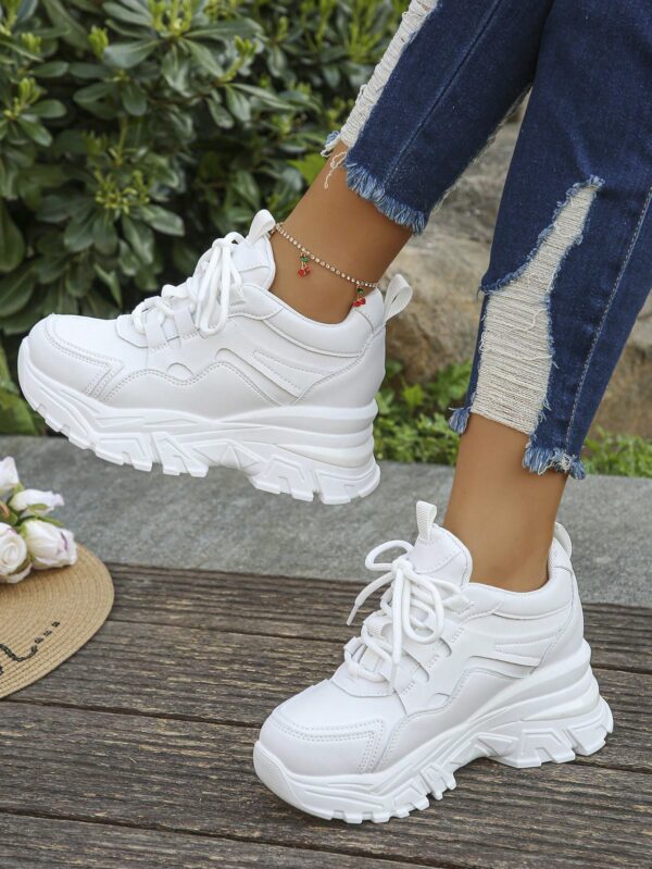 Zapatillas Casual Plataforma Invisible 8cm, Aumento de Altura - Image 9