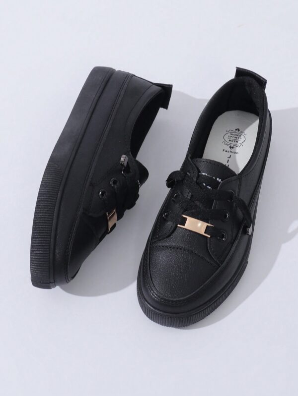 Zapatillas Deportivas Planas de Mujer con Detalles de Strass - Image 22