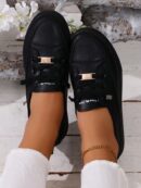 Zapatillas Deportivas Planas de Mujer con Detalles de Strass