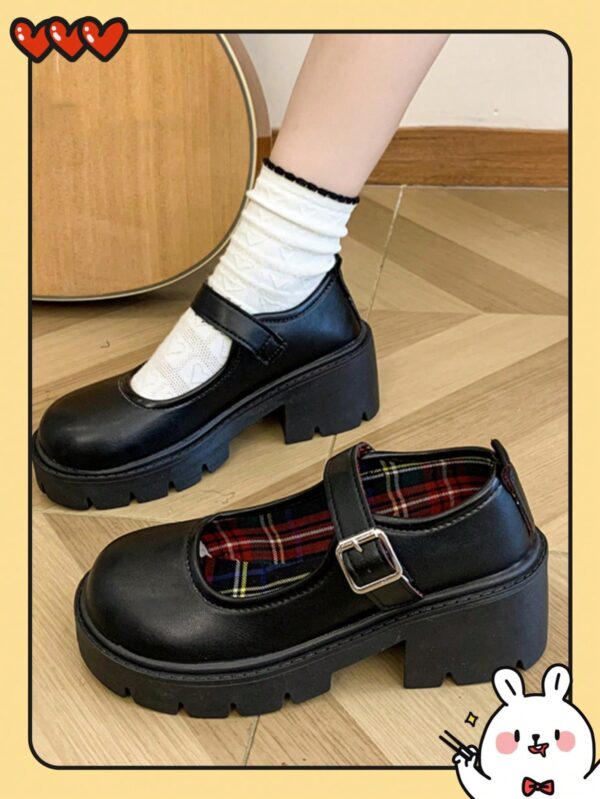 Zapatos Oxford de Tacón Alto y Suela Gruesa Estilo Mary Jane - Image 13