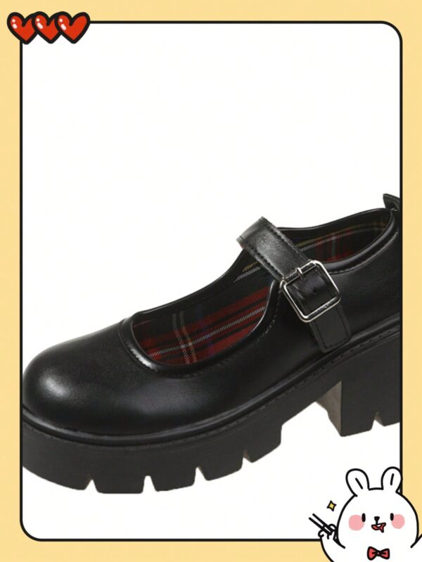 Zapatos Oxford de Tacón Alto y Suela Gruesa Estilo Mary Jane - Image 14