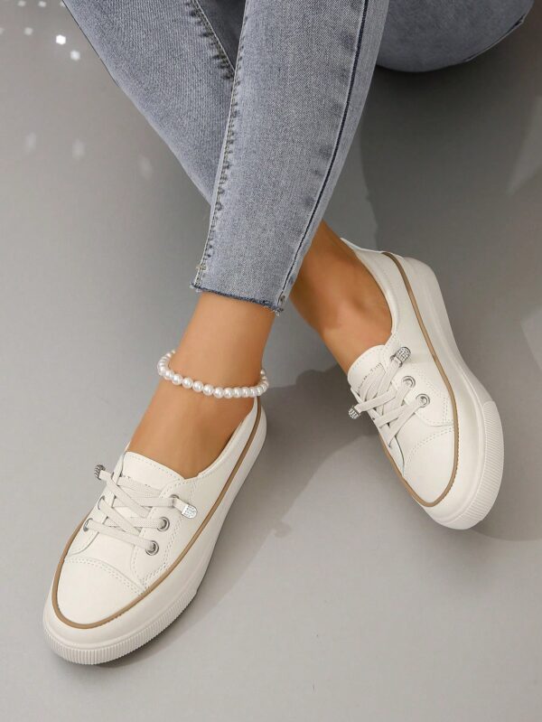 Zapatillas Deportivas de Lona en Negro, Talla Grande - Image 26