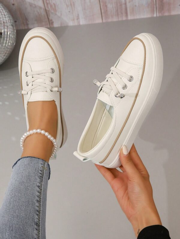 Zapatillas Deportivas de Lona en Negro, Talla Grande - Image 29